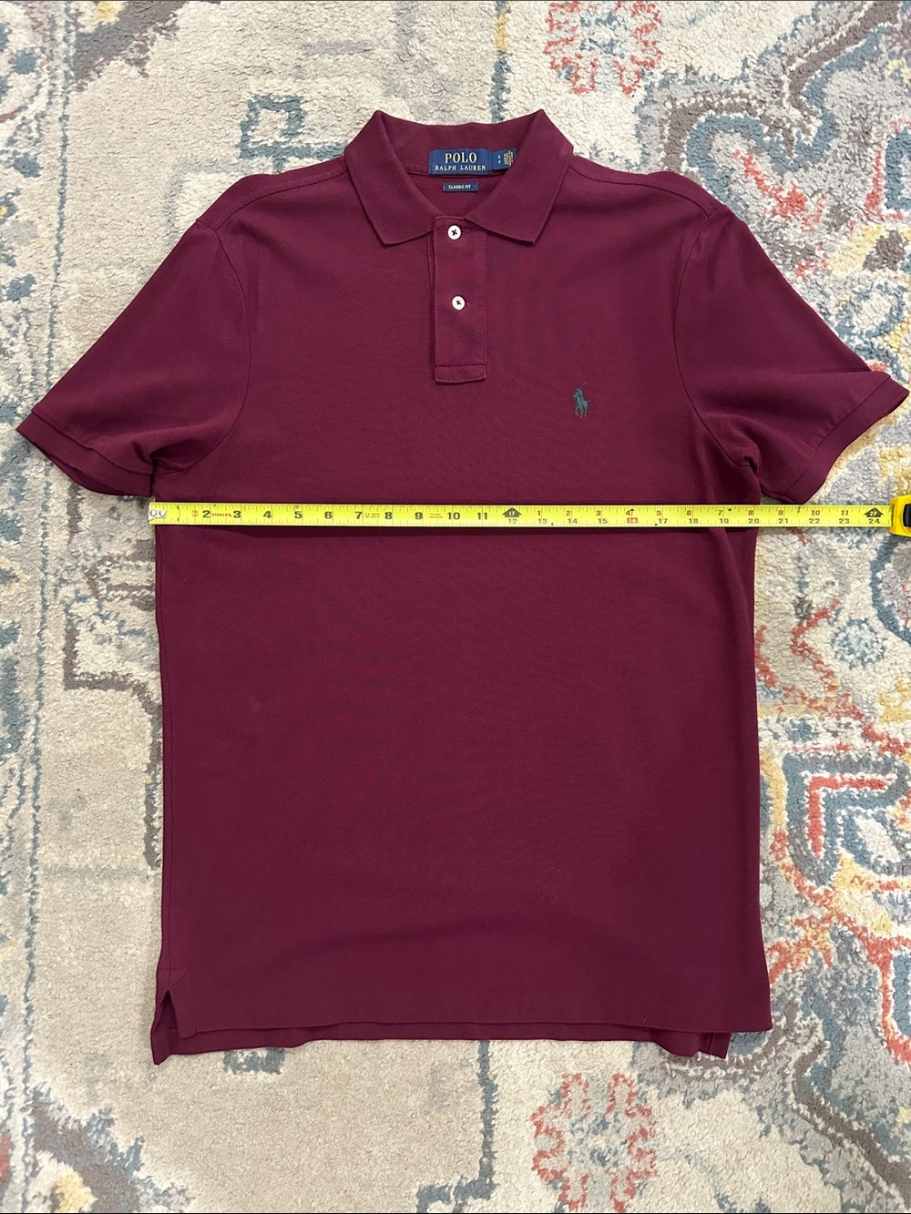 Men’s Polo Ralph Lauren Men's Wine/Maroon Short-Sleeve Polo